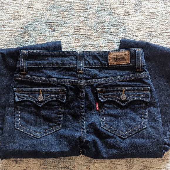 Levi's women 515 flare SZ waist 6m length 27 - Picture 5 of 7